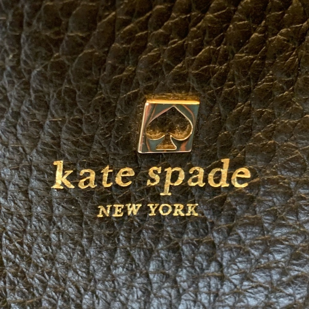 Kate Spade Medium Black Leather Shoulder Bag - Picture 15 of 15
